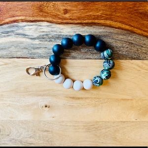 Cute Silicone Key Ring Bracelet Wristlet. Made specially by seller.